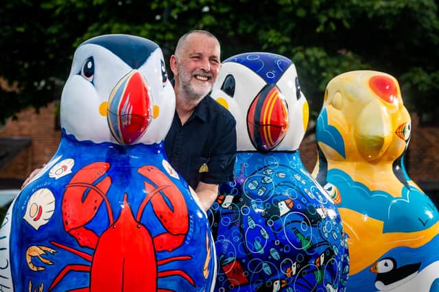 The giant puffin sculptures have increased visitor numbers to the Yorkshire Coast and East Riding, as more than 100,000 people follow the trail of 42 decorated statues. Photo: National World