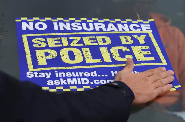 Figures obtained by the AA drivers’ association show 11,120 uninsured cars have been seized by Humberside Police since the start of 2018 – including at least 1,169 so far this year. Photo: PA Images