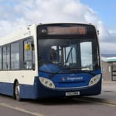 Bus at Bridlington park & ride.
