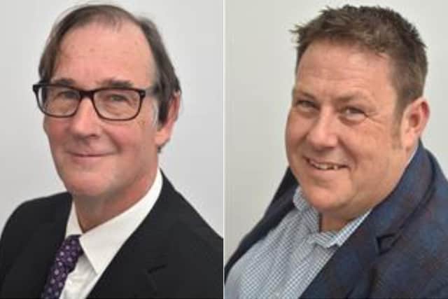 Cllr Phil Kershaw, left, and Cllr Jim Grieve