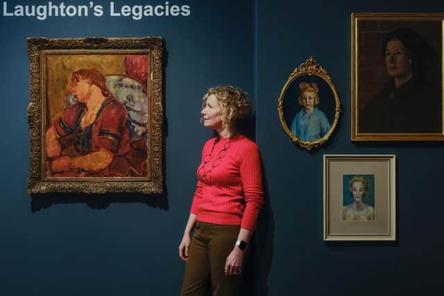 Curator of the exhibition Dorcas Taylor