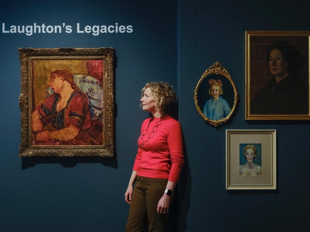 Curator of the exhibition Dorcas Taylor
