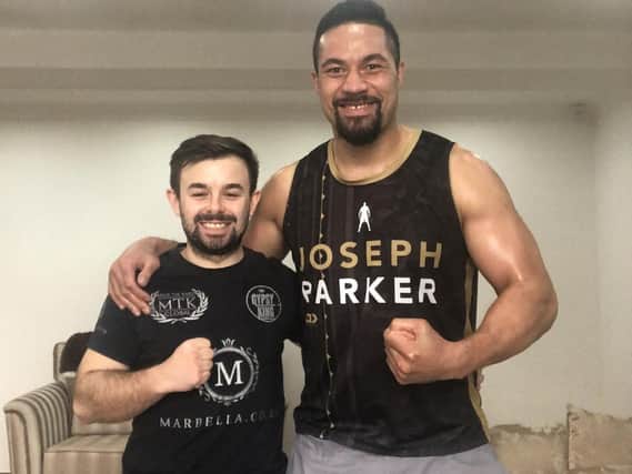 TEAMING UP: Matty Towey (left) and Joseph Parker