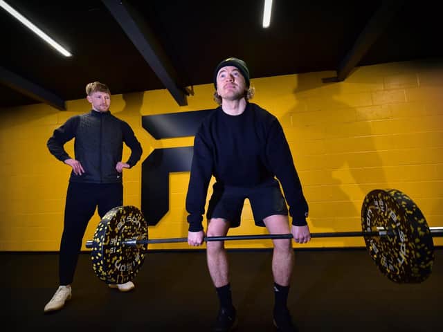James Cornhill and Matty Young at Form 360 gym.