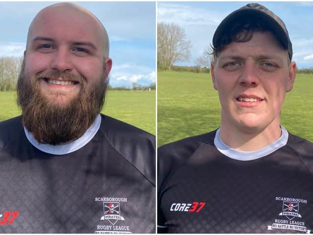 Pirates Women's coaches Zac Metcalfe and Ben Owram