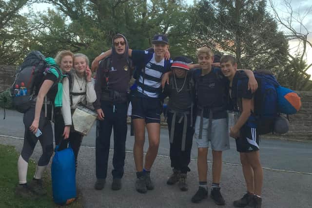 A group of Duke of Edinburgh Silver Award participants