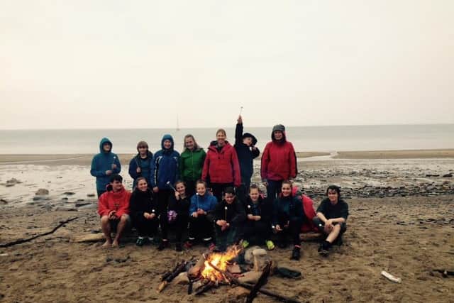Duke of Edinburgh beach camp