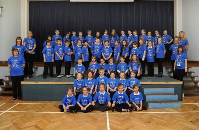 Hilderthorpe Primary School pupils prepare for the Rock Challenge rehearsals in 2013. Do you recognise any of the youngsters in the photograph which was taken by Paul Atkinson? (PA1306-11a)