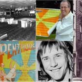 Photo montage includes ex-Penthouse DJ Mat Watkinson and owner Pete Adams, now Swami Dhyan Rahim.