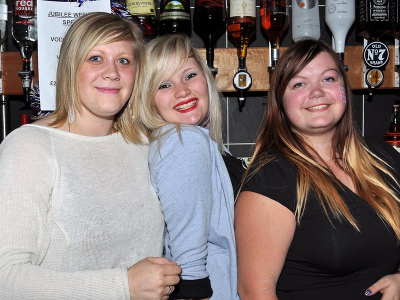 Zoe, Danielle and Beth in 2012.