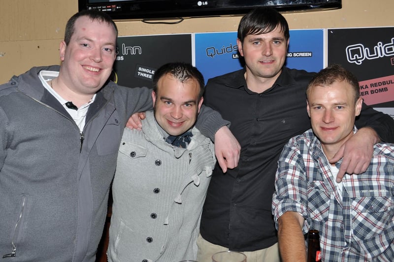 John, Matty, David and Preston in 2012.