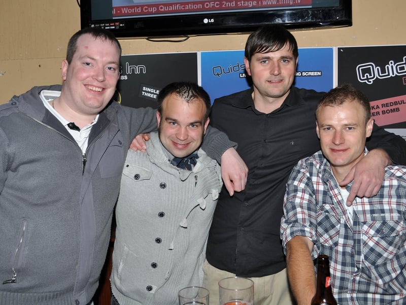 John, Matty, David and Preston in 2012.