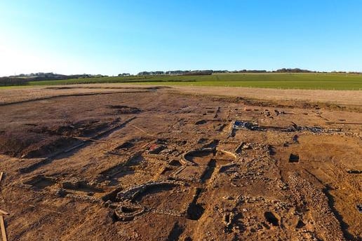 A new aerial view of the site in Eastfield, Scarborough.