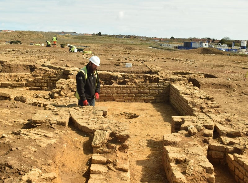 Archaeologists have been working hard on the site that was discovered last year.