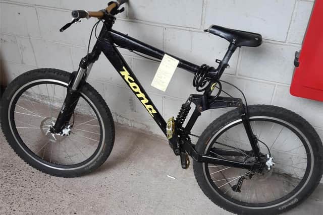 Is this your bike? Police are looking for the bike's owner after it was recovered.