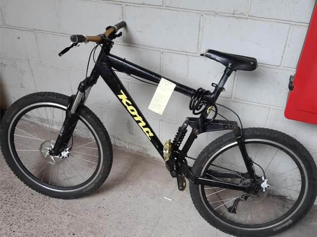 Is this your bike? Police are looking for the bike's owner after it was recovered.