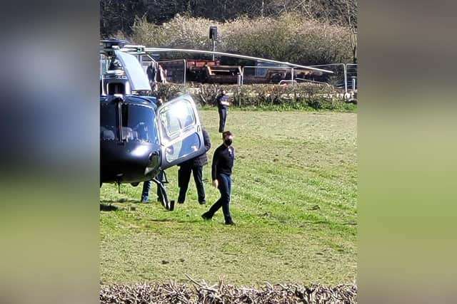 Tom Cruise photographed by staff at Pear Tree B&B and Holiday Cottages