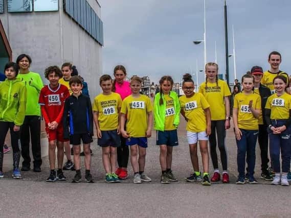 The juniors line up for Brid Road Runners.

PHOTO BY TCF PHOTOGRAPHY