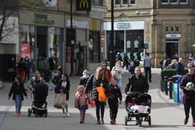 Shoppers returned to the high streets as lockdown restrictions were lifted last Monday.