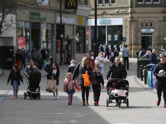 Shoppers returned to the high streets as lockdown restrictions were lifted last Monday.