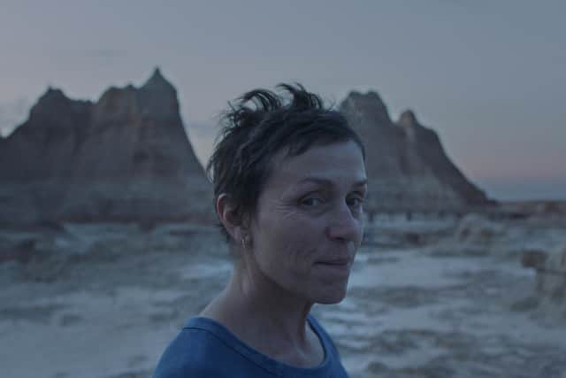 Frances McDormand stars as Fern who, after losing both her job and her husband embarks on a new life as a as a van-dwelling modern-day nomad