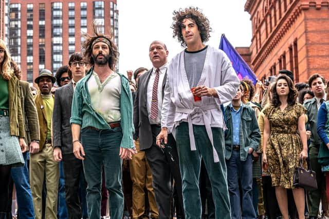 Eddie Redmayne and Sacha Baron Cohen star