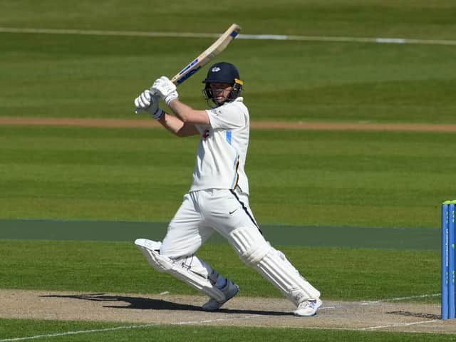 IN FINE FORM: Yorkshire’s Adam Lyth has started the 2021 campaign in scintillating form. Picture: Getty Images