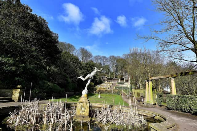 The Italian Gardens on South Cliff.