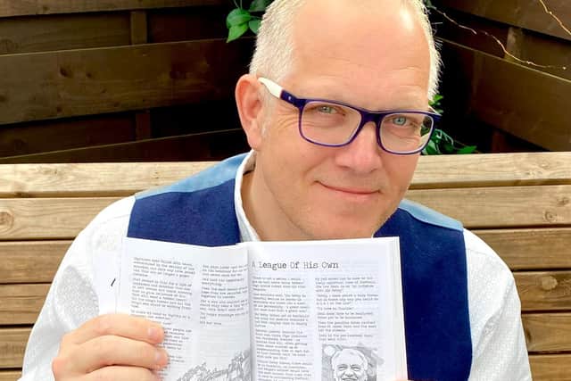 Author Ian Donaghy with A Pocketful of Kindness