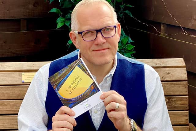 Author Ian Donaghy with A Pocketful of Kindness