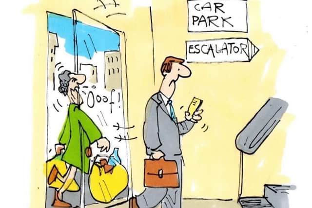 Private Eye cartoonist Tony Husband’s cartoon called “#BeKind”