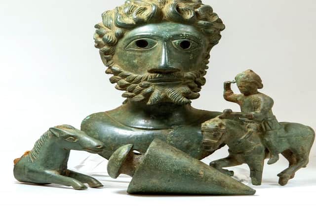 The incredible Roman bronzes discovered in a Ryedale field. (Photo: Hansons)