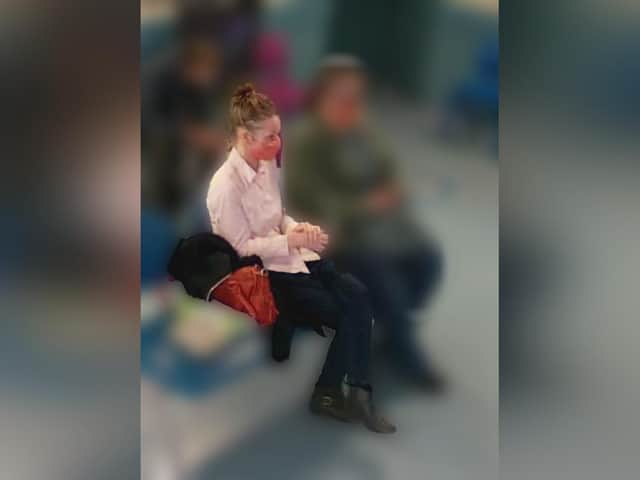 A CCTV image of Sarah West the day before she went missing.