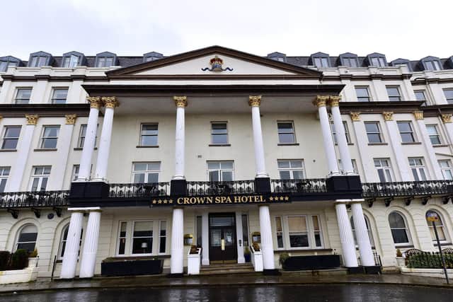 The Crown Spa Hotel's bosses innocently took on a man as deputy manager who had given a false identity.