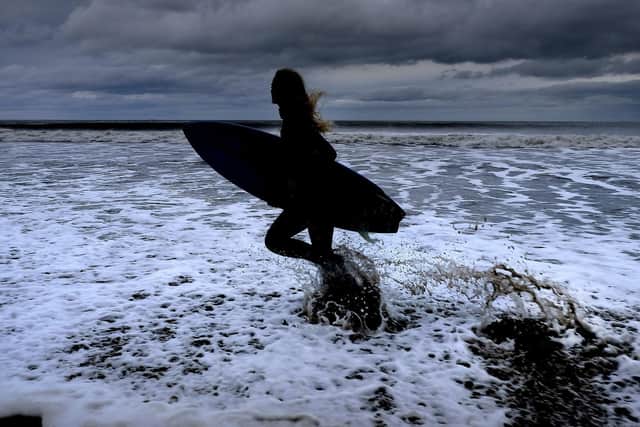 Scarborough surfer Ruby Wyborn is launching more surfing lessons for women to break down barriers and encourage sporting endeavours. Image by Richard Ponter