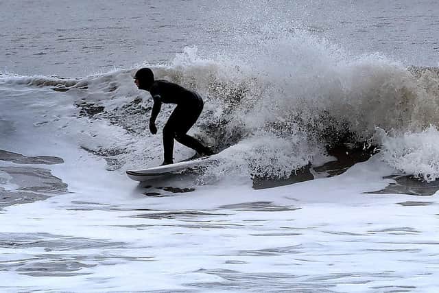Scarborough surfer Ruby Wyborn is launching more surfing lessons for women to break down barriers and encourage sporting endeavours. Image by Richard Ponter