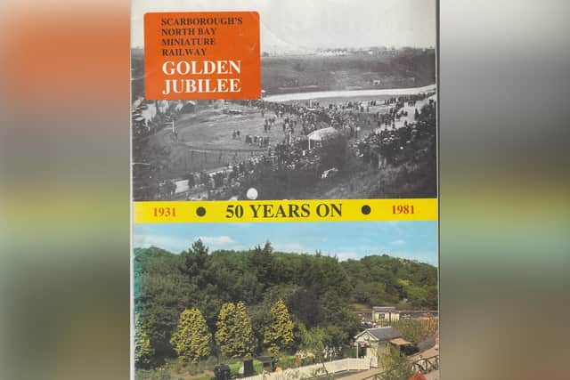 1981 souvenir booklet commemorating the railway's Golden Jubilee. (Photo: © Scarborough Borough Council)