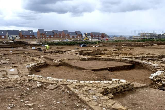 An unusual circular room is of particular interest to archaeologists.