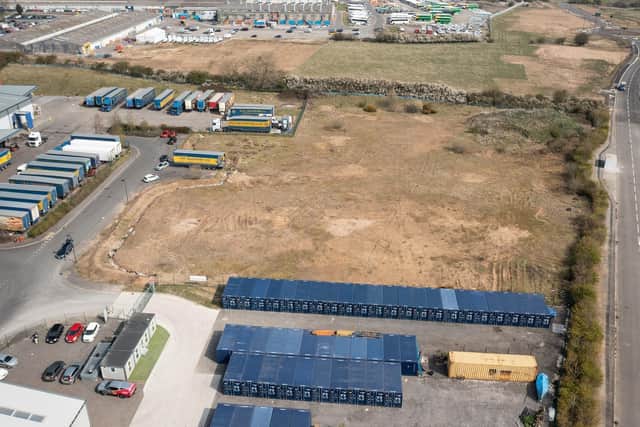 Site of the new development at Scarborough Business Park, Eastfield. (Photo: Priority Space)