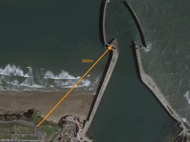Proposed zip wire route.