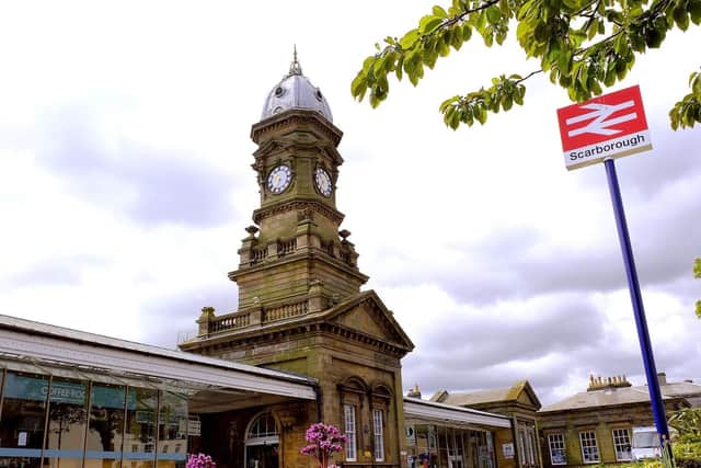 Services have been reinstated at Scarborough train station.
