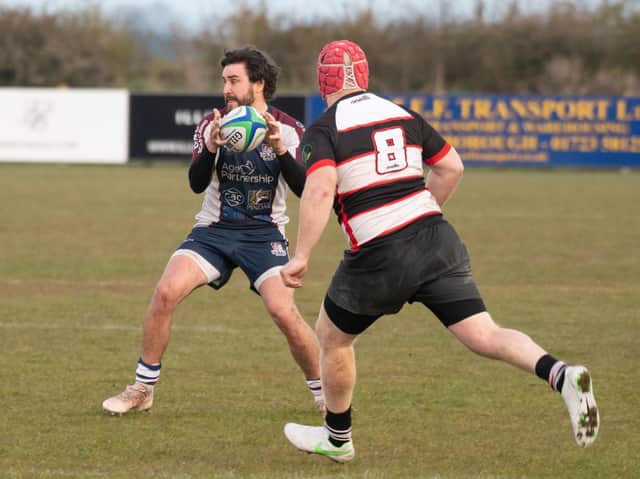 Tom Harrison in action against Malton & Norton

Photo by Andy Standing