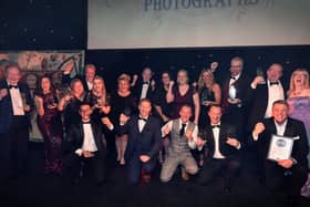 The 2019 awards winners, on a great night at Scarborough Spa.