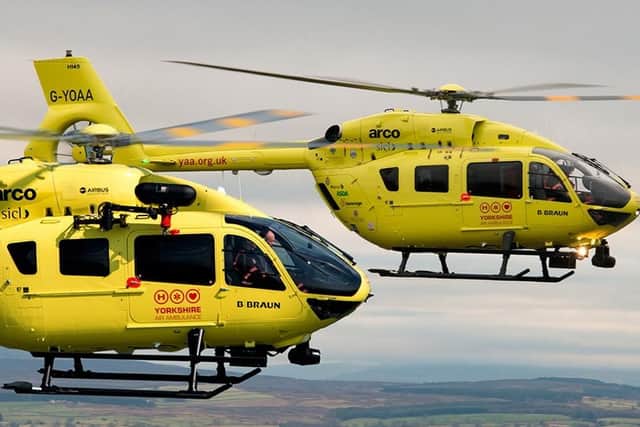 The two current YAA helicopters, G-YAAC and G-YOAA, which came into service in 2016, are set to be replaced.