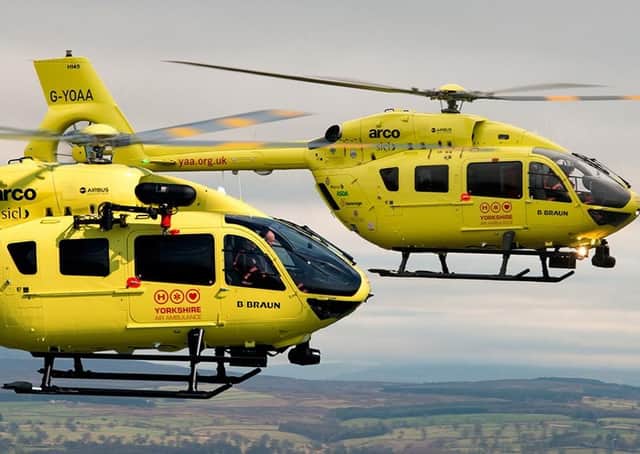 The two current YAA helicopters, G-YAAC and G-YOAA, which came into service in 2016, are set to be replaced.