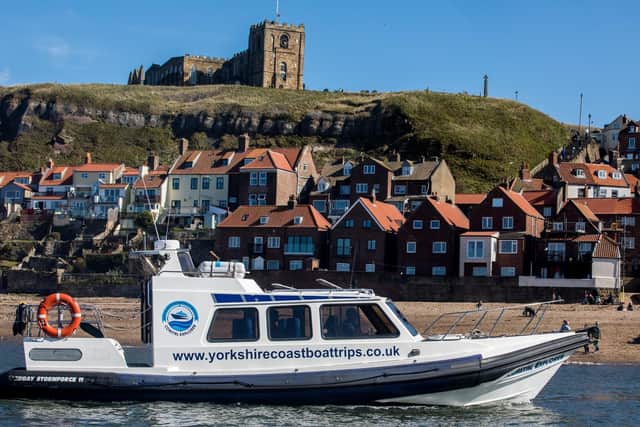 Coastal Explorer entering Whitby.