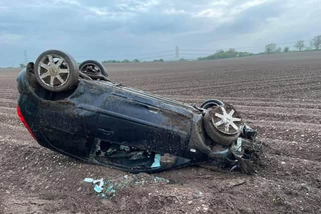 The crash photos are being made public in a bid to warn people not to drink and drive.