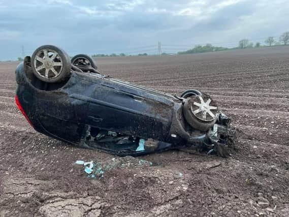 The crash photos are being made public in a bid to warn people not to drink and drive.