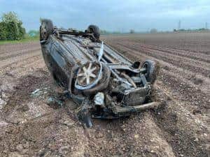 The crash photos are being made public in a bid to warn people not to drink and drive.