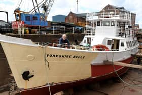 The Yorkshire Belle, pictured in dry dock, will be running trips to Bempton Cliffs this Sunday ahead of the summer.The Yorkshire Belle, pictured in dry dock, will be running trips to Bempton Cliffs this Sunday ahead of the summer.